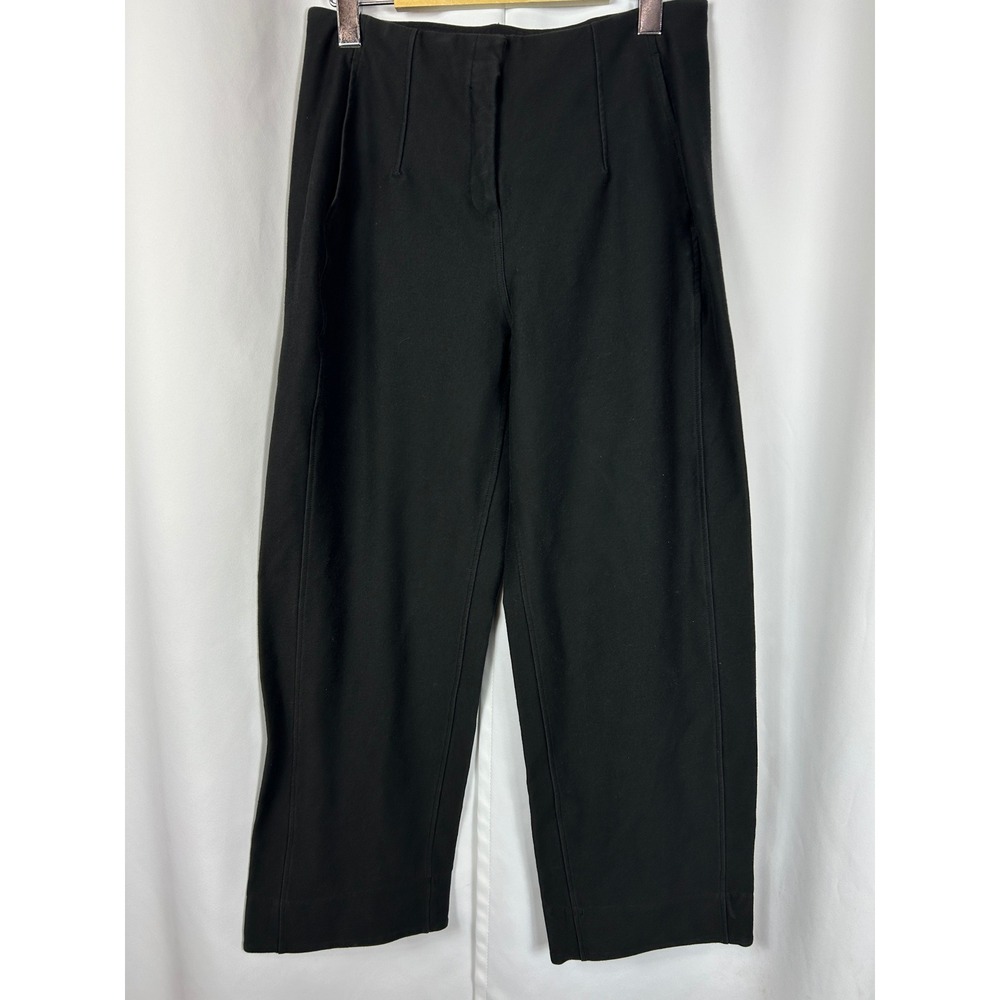 Lululemon City Sleek 5 Pocket Wide Leg Pant Black Stretch Work Trousers Size 4